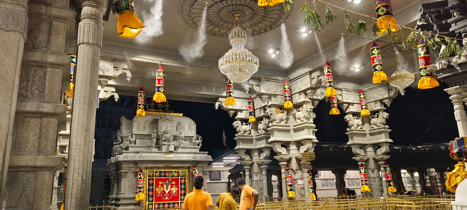 misting system in temple